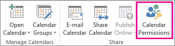 Calendar Permissions icon