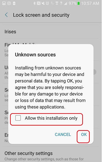 Android - unblock install 3