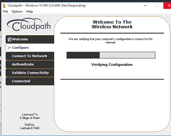 verify configuration