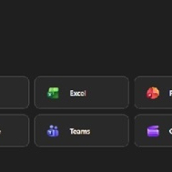 O365 Portal with MS Apps displayed